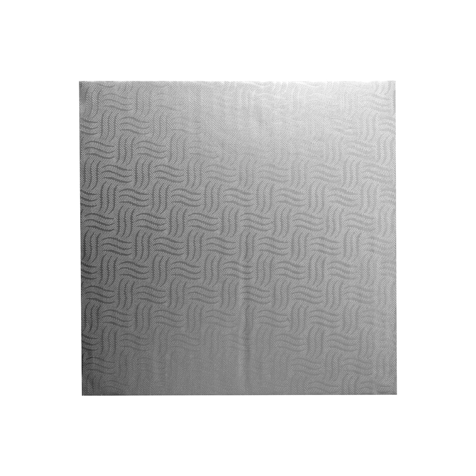 Cake Drums & Boards>Mason Cash 14" (35cm) X 12mm Square Silver Cake Drum
