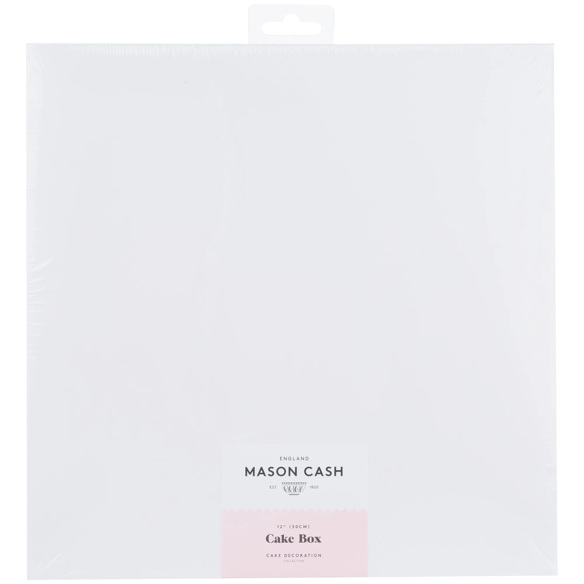 Cake Stands & Boxes>Mason Cash 12" White Cake Box 30cm