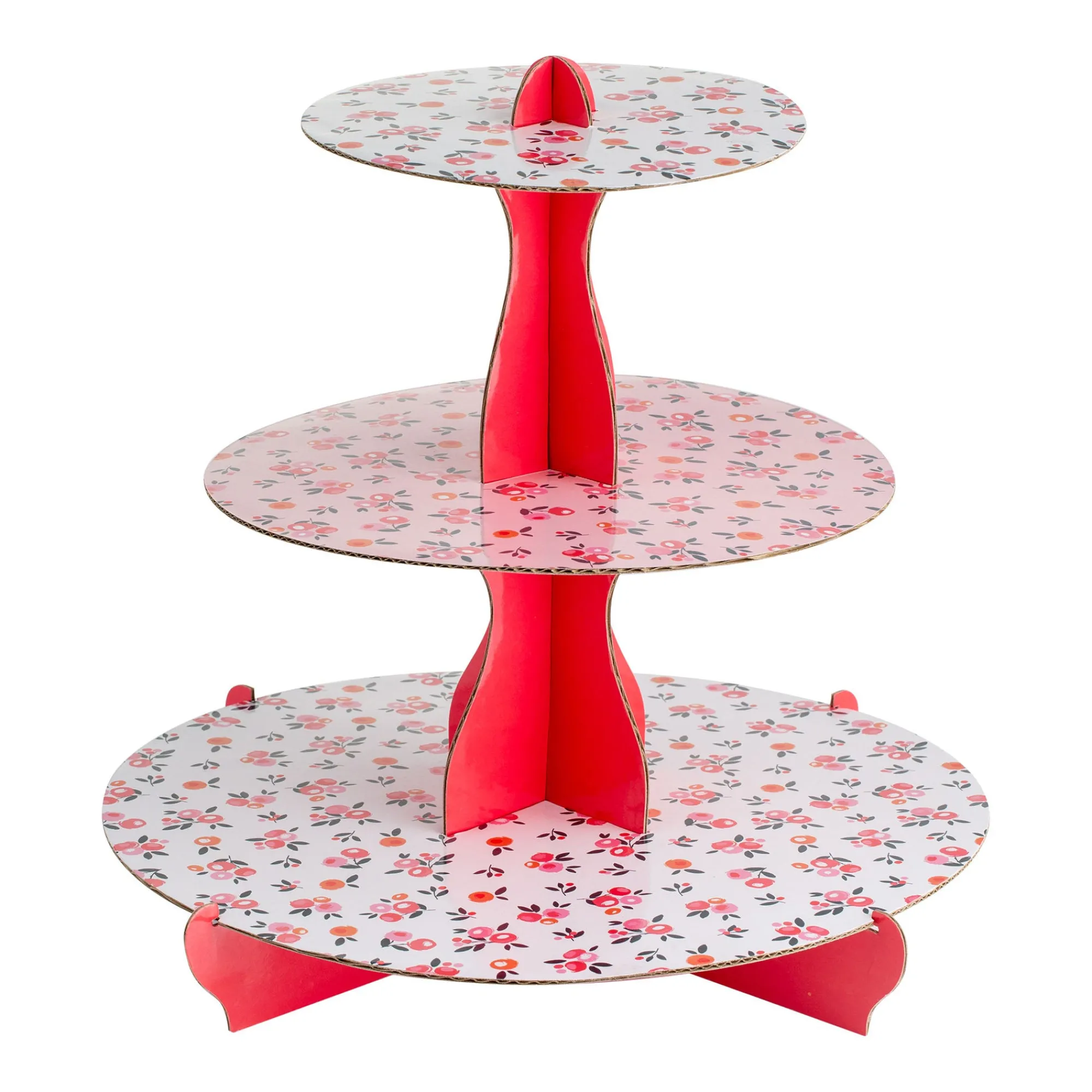 Cake Stands & Boxes>Mason Cash Blossom 3 Tier Cupcake Stand