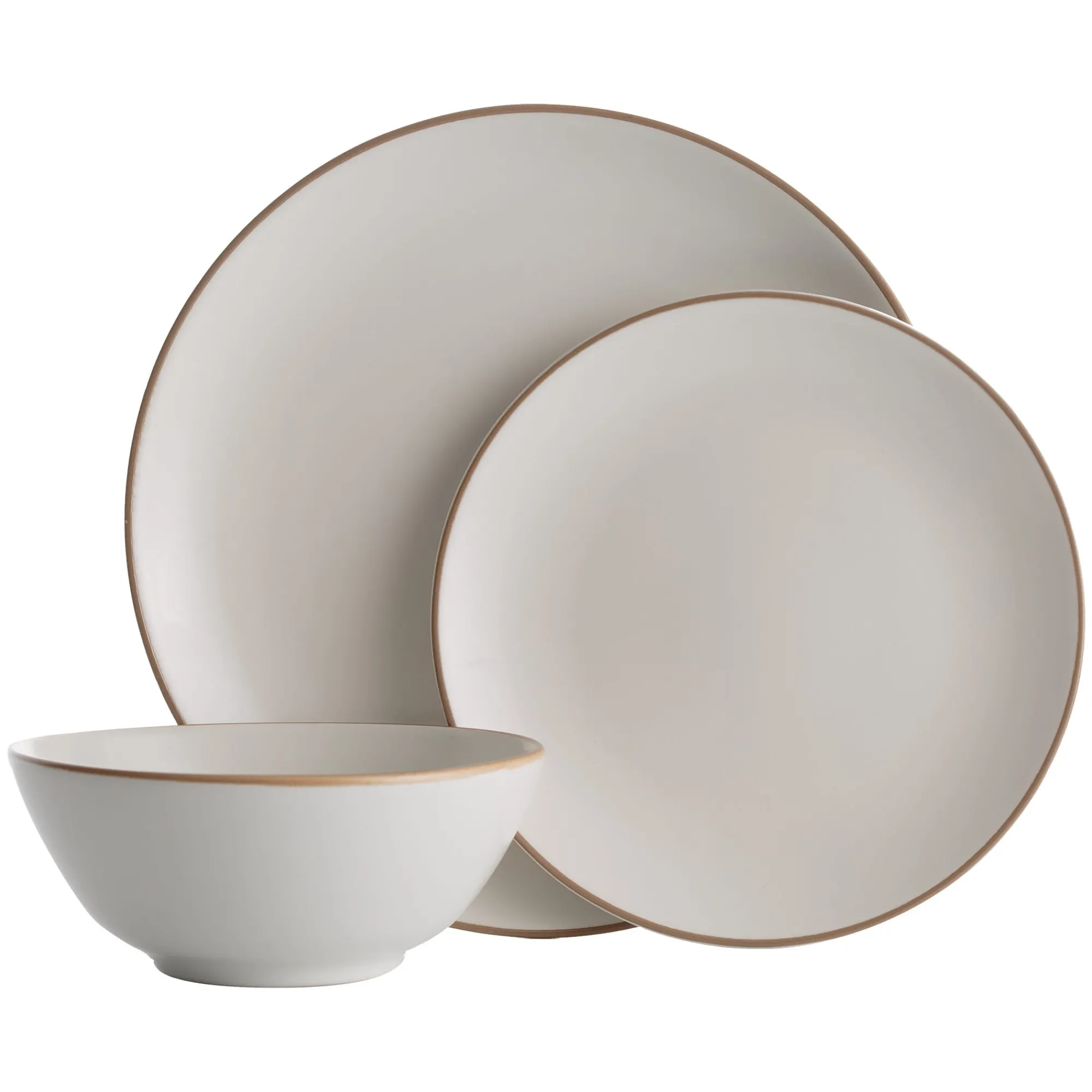Dinner Sets>Mason Cash Classic Collection Cream 12 Piece Dinner Set