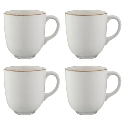 Mugs>Mason Cash Classic Collection Set Of 4 Cream Mugs 400ml