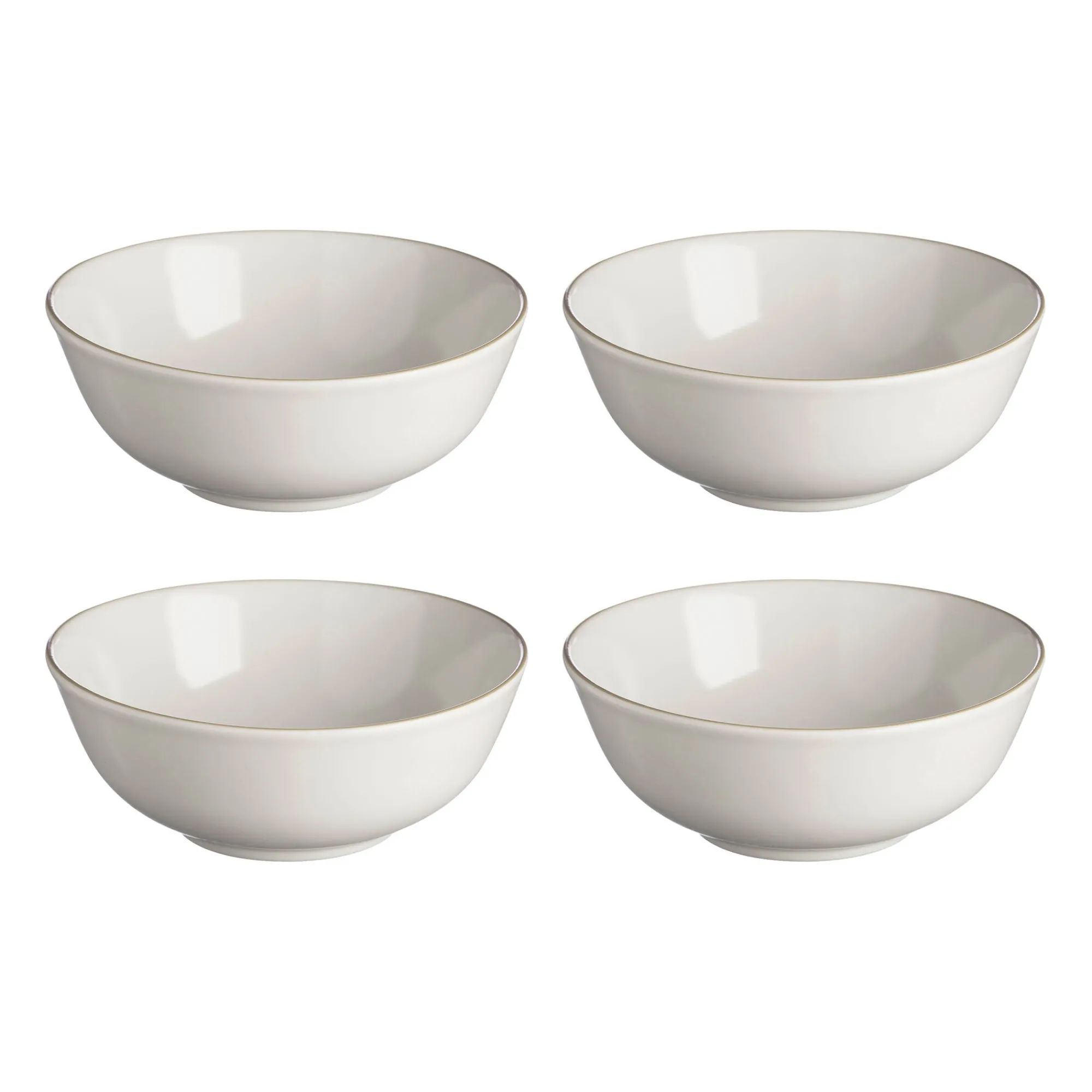 Bowls>Mason Cash Classic Collection Set Of 4 Cream Bowls