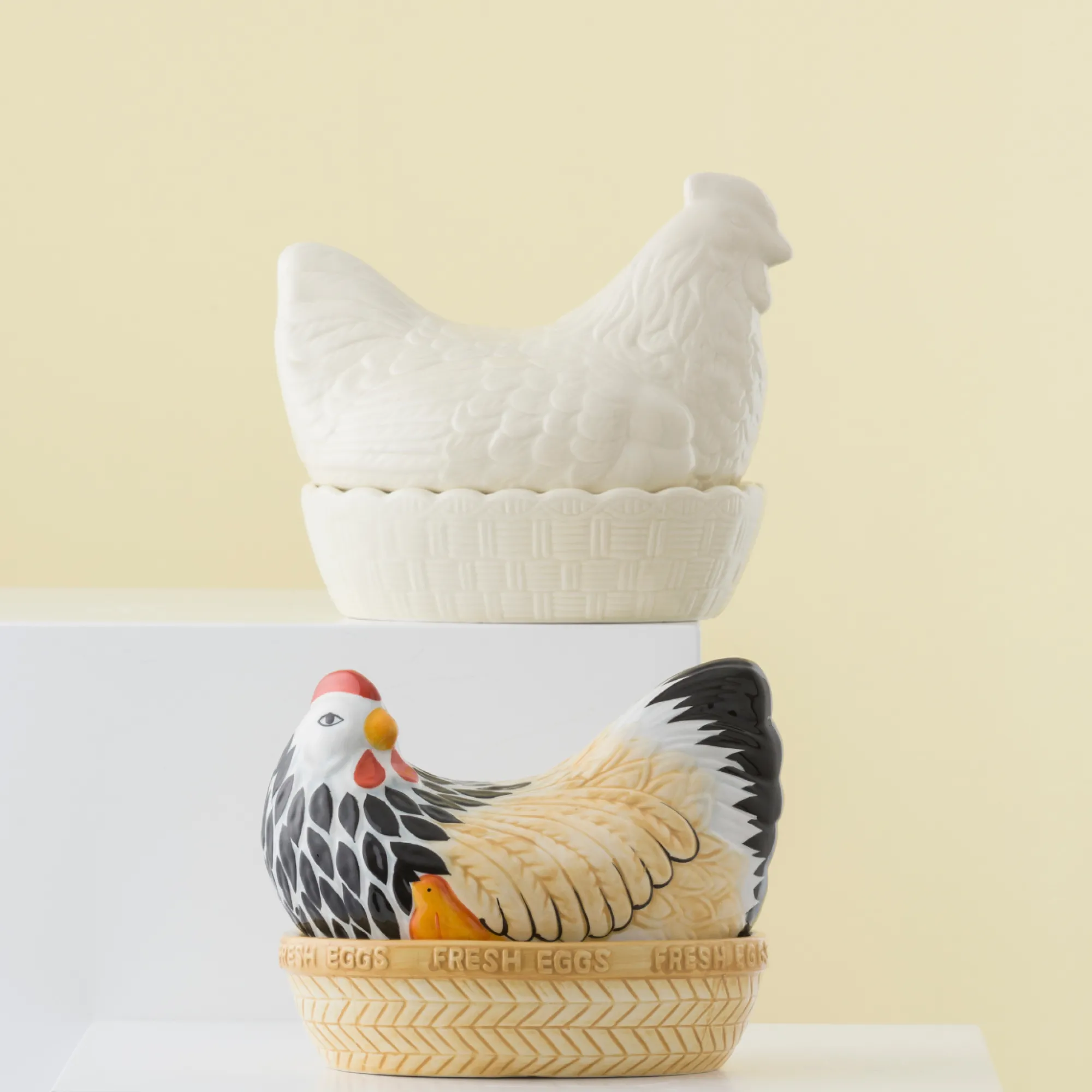 Storage>Mason Cash Cream Hen Nest