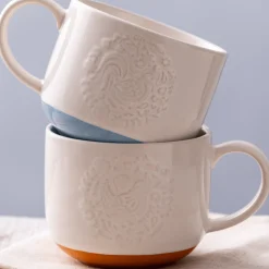 Mugs>Mason Cash Folk Farmyard Set Of 2 Mugs