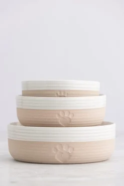 Decorated Pet Bowls|Cat Bowls>Mason Cash Heart Paw 12.5x4cm Bowl