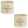 Storage>Mason Cash Heritage Set Of 2 Herb Planters