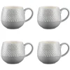 Mugs>Mason Cash Impressions Set Of 4 Grey Organic Mugs 350ml