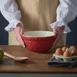 In The Forest Mixing Bowls>Mason Cash In The Forest S30 Red H/Hog Mixing Bowl 21cm