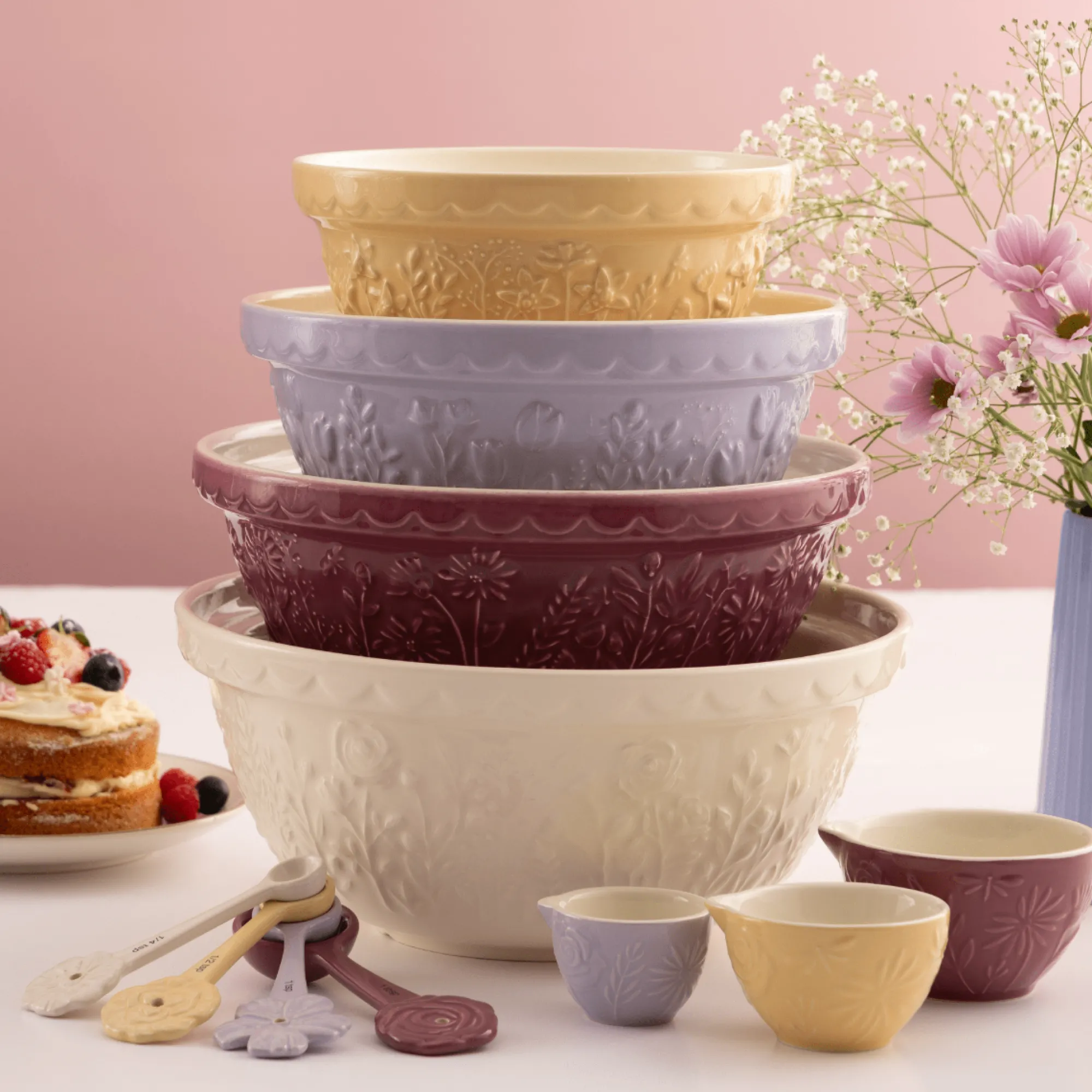 Accessories>Mason Cash In The Meadow Set 3 Measuring Cups