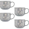 Mugs>Mason Cash In The Meadow Set Of 4 Blue Daisy Mugs 400ml