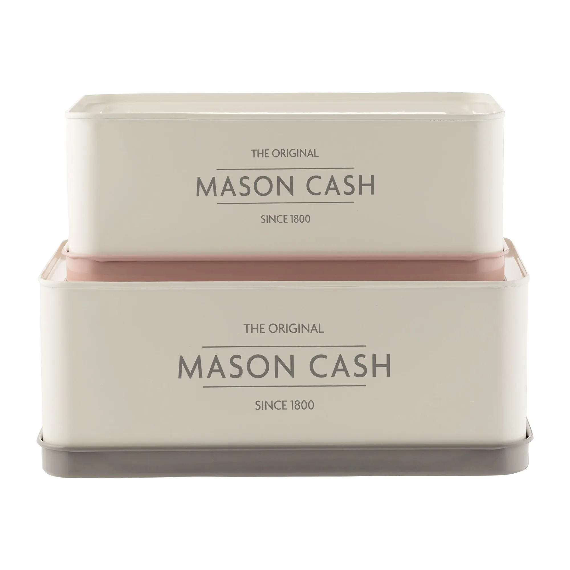Cake Stands & Boxes|Storage>Mason Cash Innovative Kitchen Set Of 2 Rectangular Tins