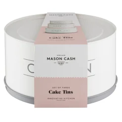 Cake Stands & Boxes|Storage>Mason Cash Innovative Kitchen Set Of 3 Cake Tins