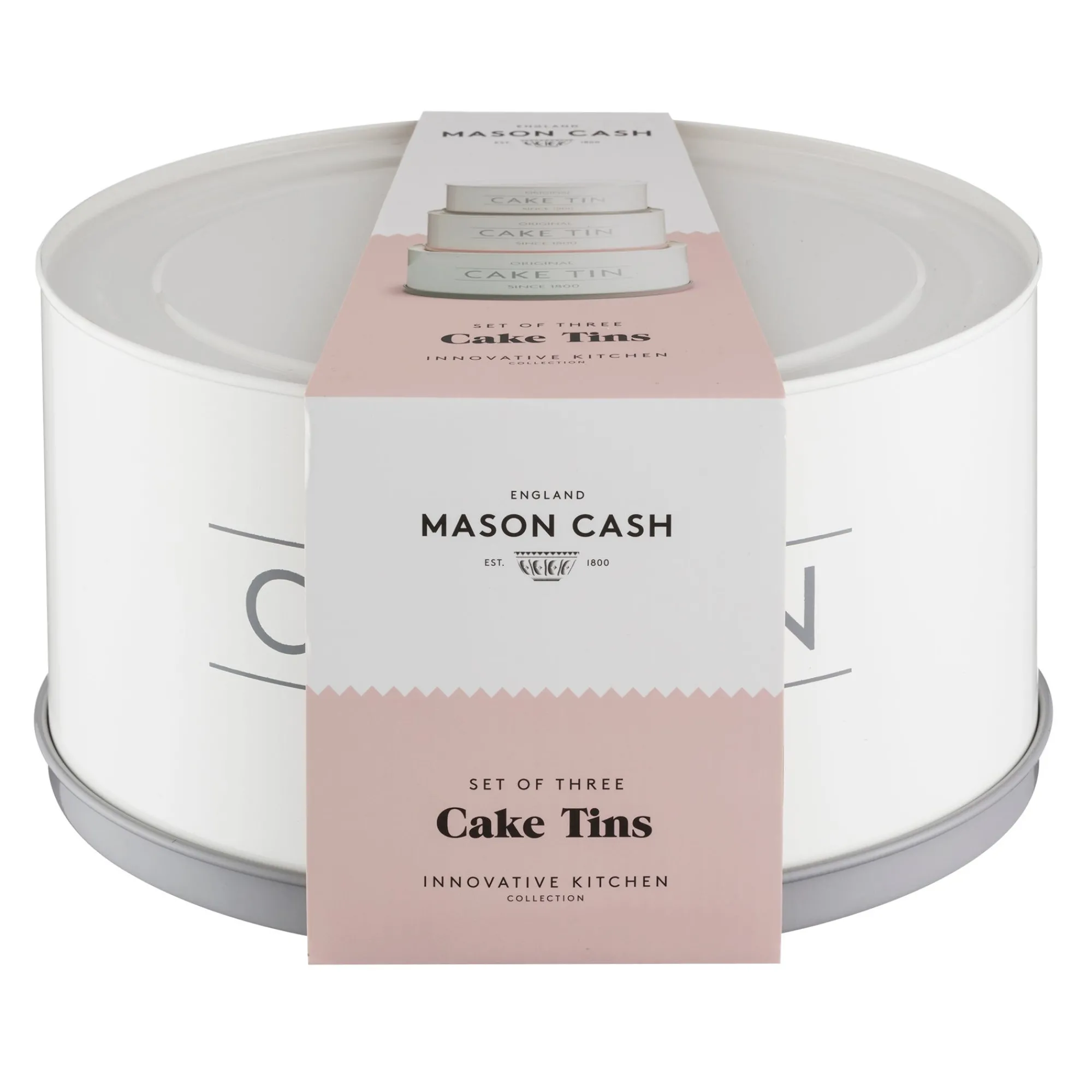 Cake Stands & Boxes|Storage>Mason Cash Innovative Kitchen Set Of 3 Cake Tins