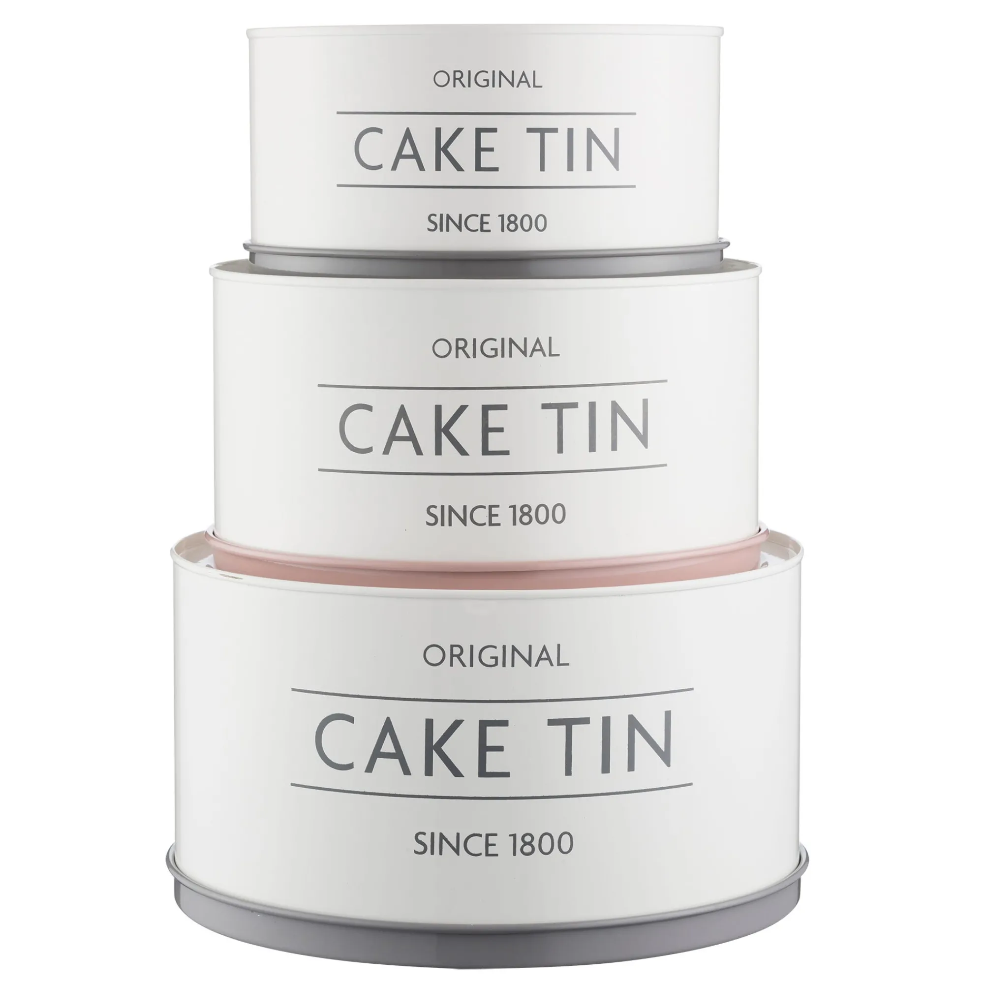 Cake Stands & Boxes|Storage>Mason Cash Innovative Kitchen Set Of 3 Cake Tins