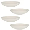 Bowls>Mason Cash Linear Set Of 4 White Pasta Bowls