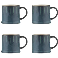 Mugs>Mason Cash Originals Reactive Set Of 4 Blue Mugs 400ml