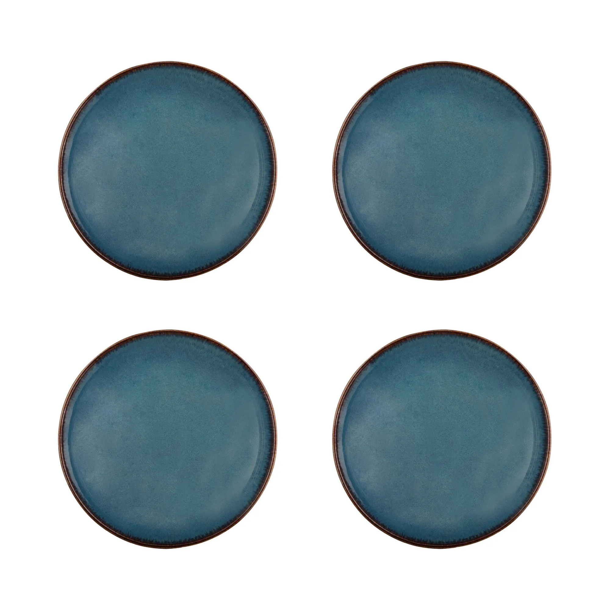 Bowls>Mason Cash Reactive Blue Set Of 4 Pasta Bowls