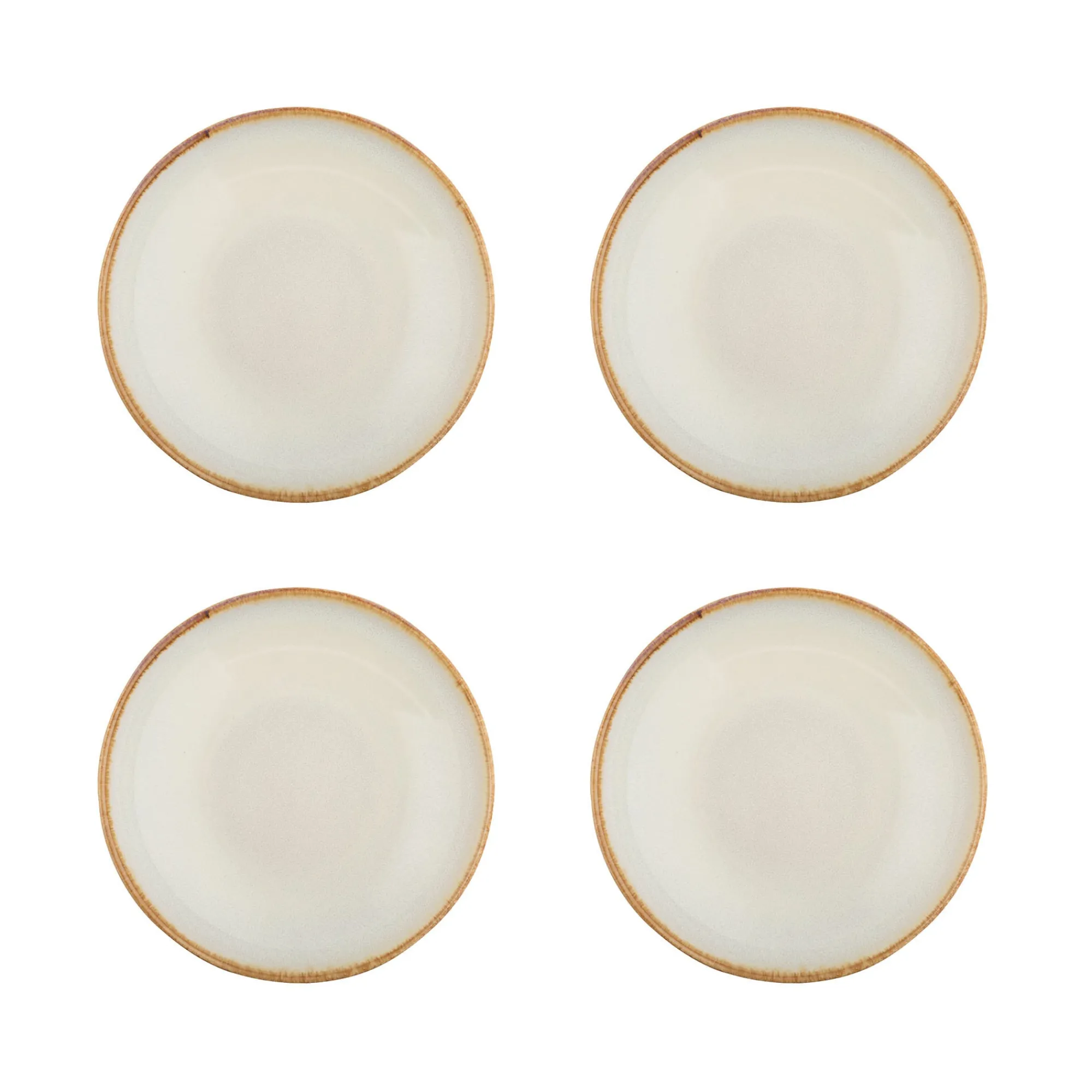 Bowls>Mason Cash Reactive Cream Set Of 4 Pasta Bowls