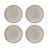 Plates>Mason Cash Reactive Cream Set Of 4 Side Plates