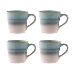 Mugs>Mason Cash Reactive Fade Set Of 4 Mugs Blue