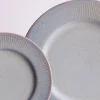 Plates>Mason Cash Reactive Linear Grey Set 4 Side Plates