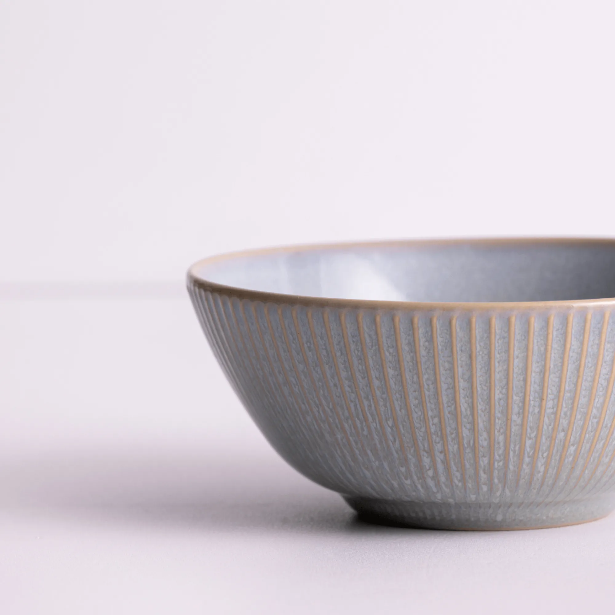 Bowls>Mason Cash Reactive Linear Grey Set Of 4 Bowls 16cm