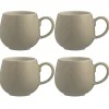 Mugs>Mason Cash Reactive Set Of 4 Stone Mugs 350ml