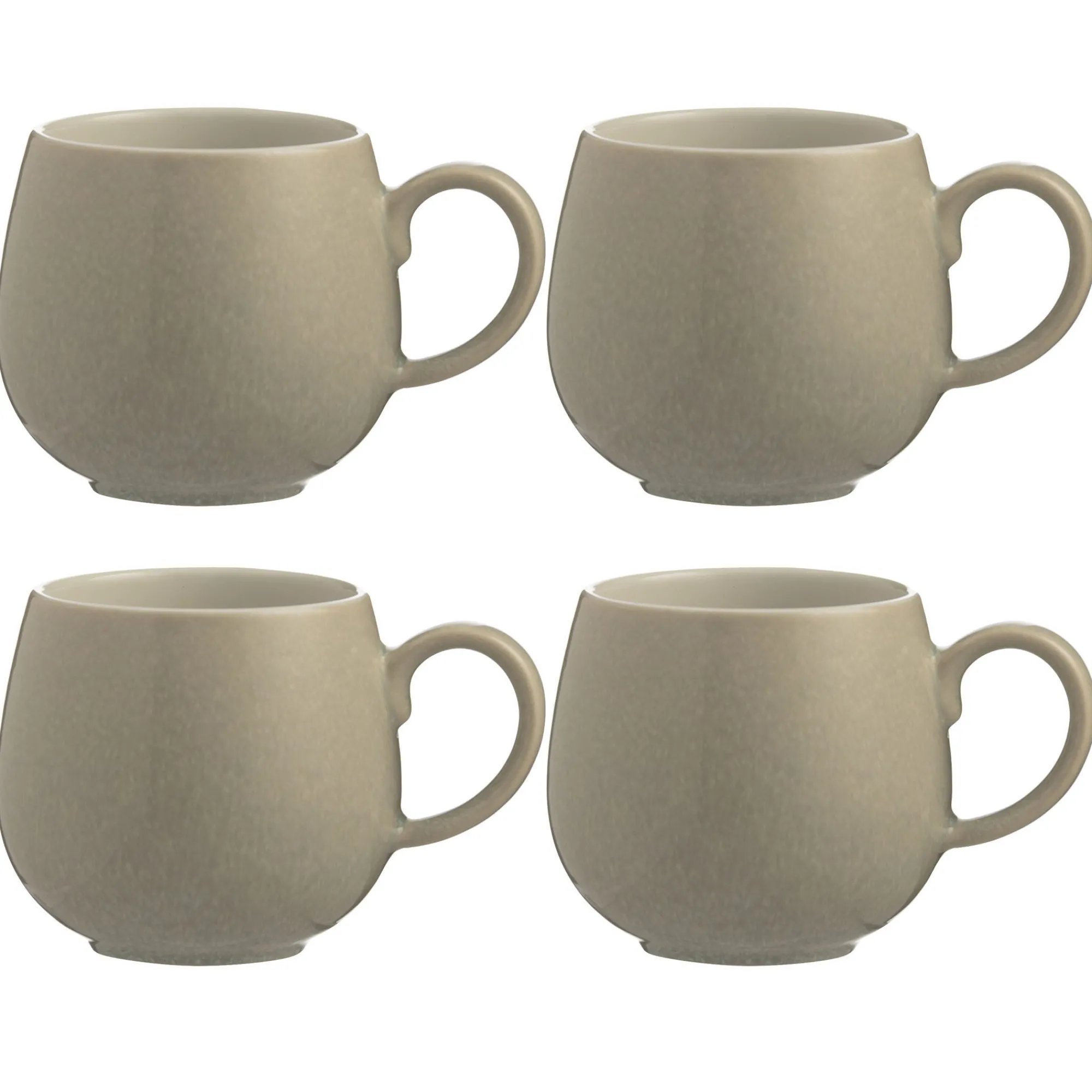 Mugs>Mason Cash Reactive Set Of 4 Stone Mugs 350ml