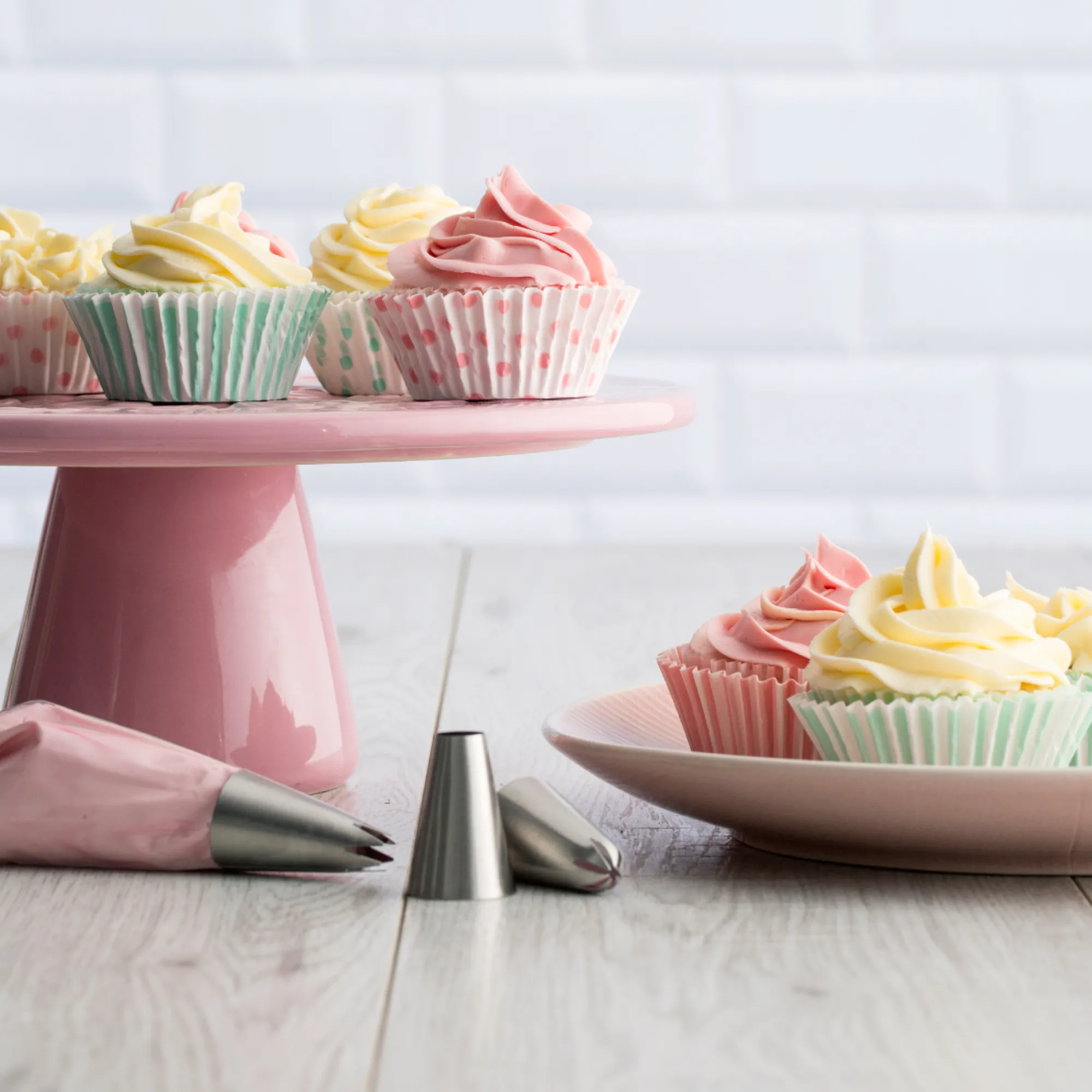 Piping & Icing>Mason Cash Set Of 3 Medium Nozzles 6 Bags