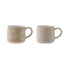 Mugs>Mason Cash Set Of 2 Botanical Leaf Mugs Grey & Stone