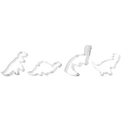 Cookie Cutters>Mason Cash Set Of 4 Dinosaur Cookie Cutters