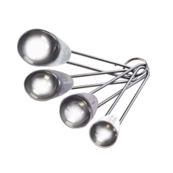 Cake Presentation|Measuring Jugs & Spoons>Mason Cash Set Of 4 Stainless Steel Measuring Spoons