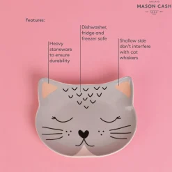 Decorated Pet Bowls|Cat Bowls>Mason Cash Smokey Cat Bowl 16x13cm