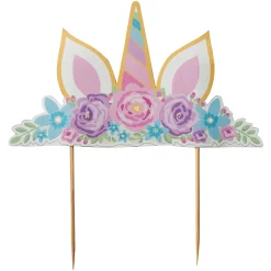 Cupcake Cases & Toppers>Mason Cash Unicorn Ears Topper