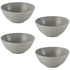 Bowls>Mason Cash William Mason Set Of 4 Grey Soup/Cereal Bowls
