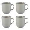Mugs>Mason Cash William Mason Set Of 4 Grey Mugs 400ml